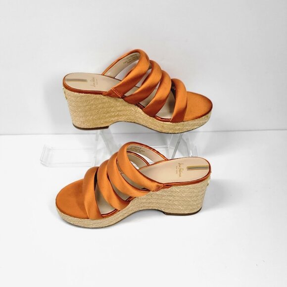 SAM EDELMAN yuki espadrilles wedge sandals Sz 7.5 NEW - Picture 5 of 9